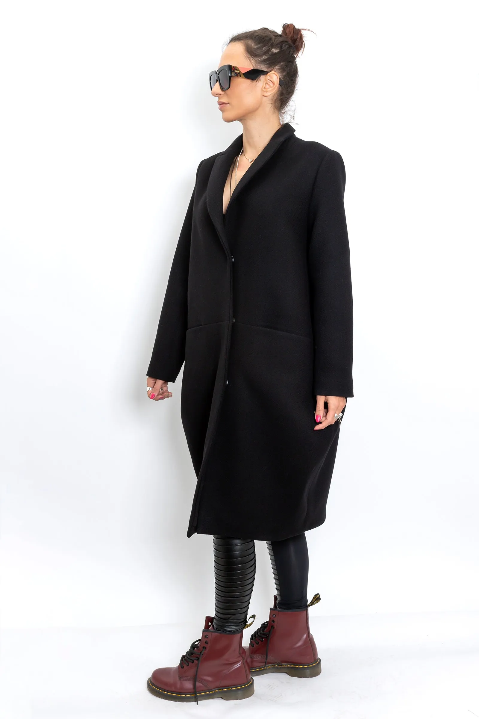 100% Wool Winter Coat for Women