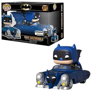 1950 Batmobile (Blue Metallic, Rides, Batman) 277 - Amazon Exclusive [Damaged: 7/10]