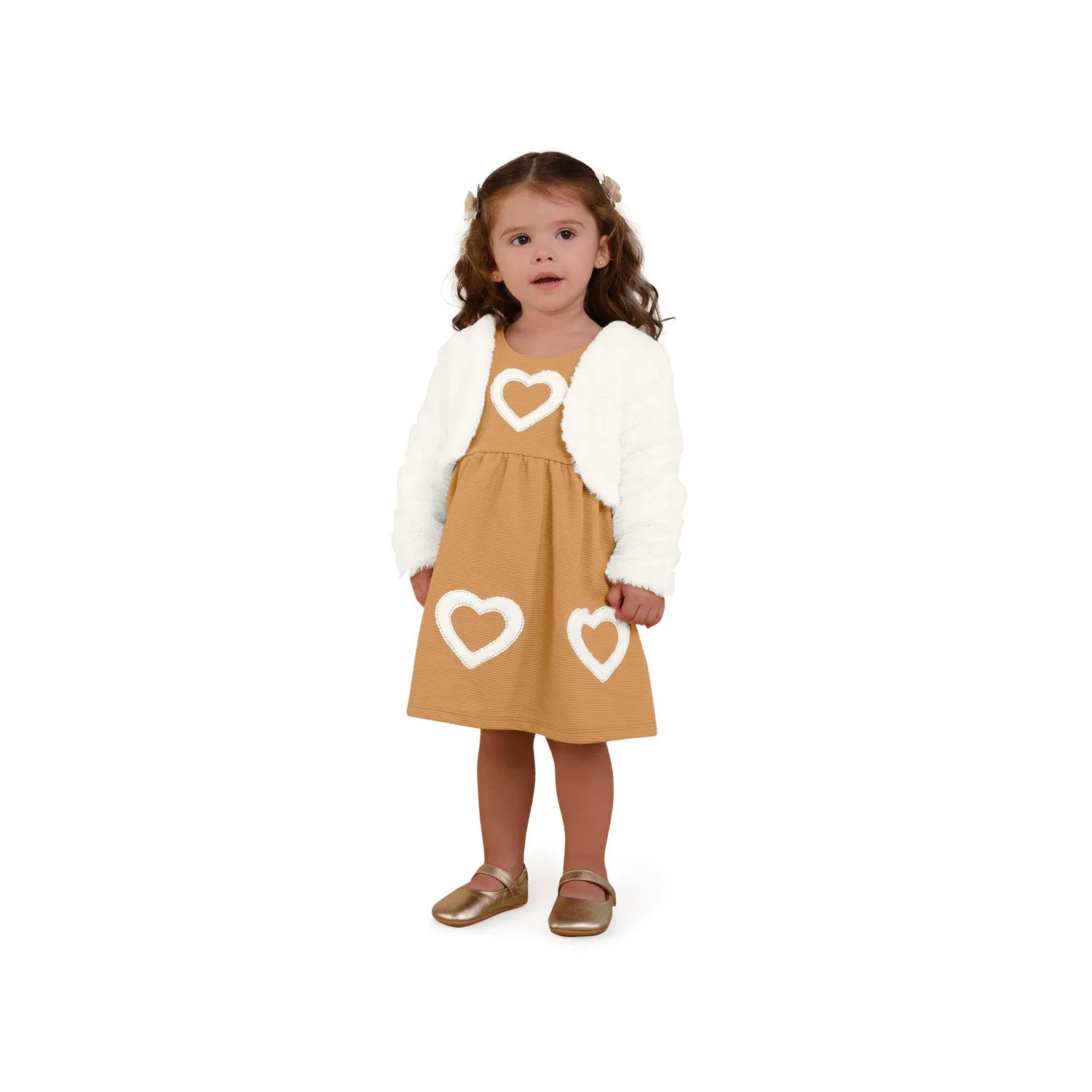 2 Piece Girls Dress & Shrug