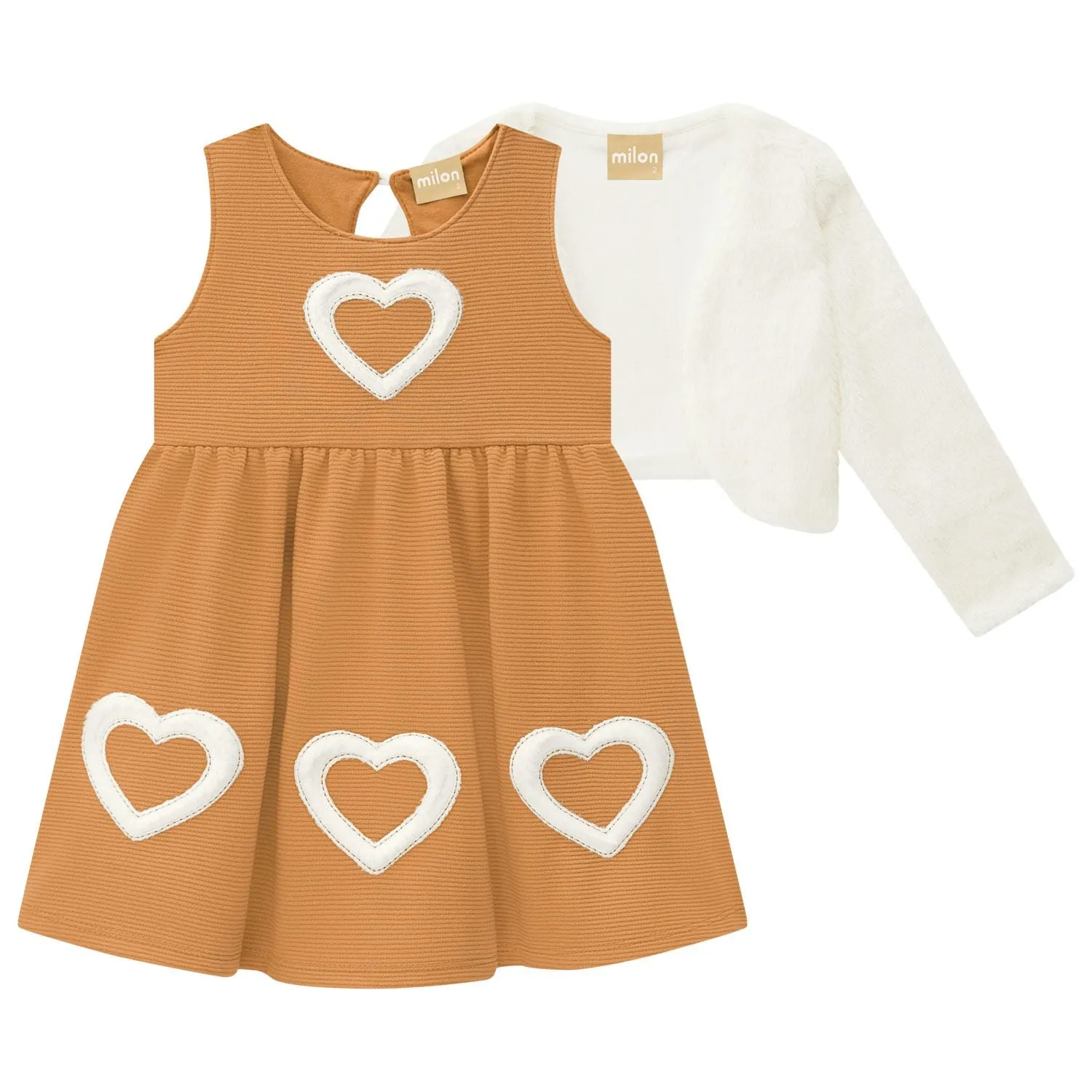 2 Piece Girls Dress & Shrug