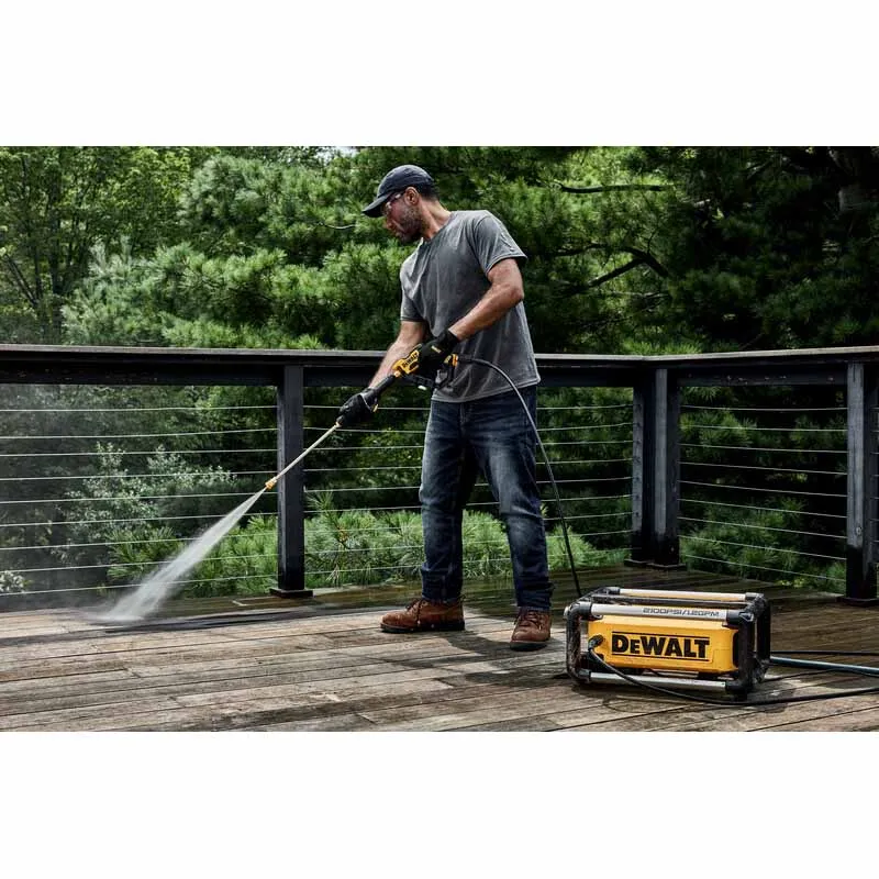 2,100 MAX PSI 1.2 GPM 13 Amp Electric Jobsite Cold Water Pressure Washer