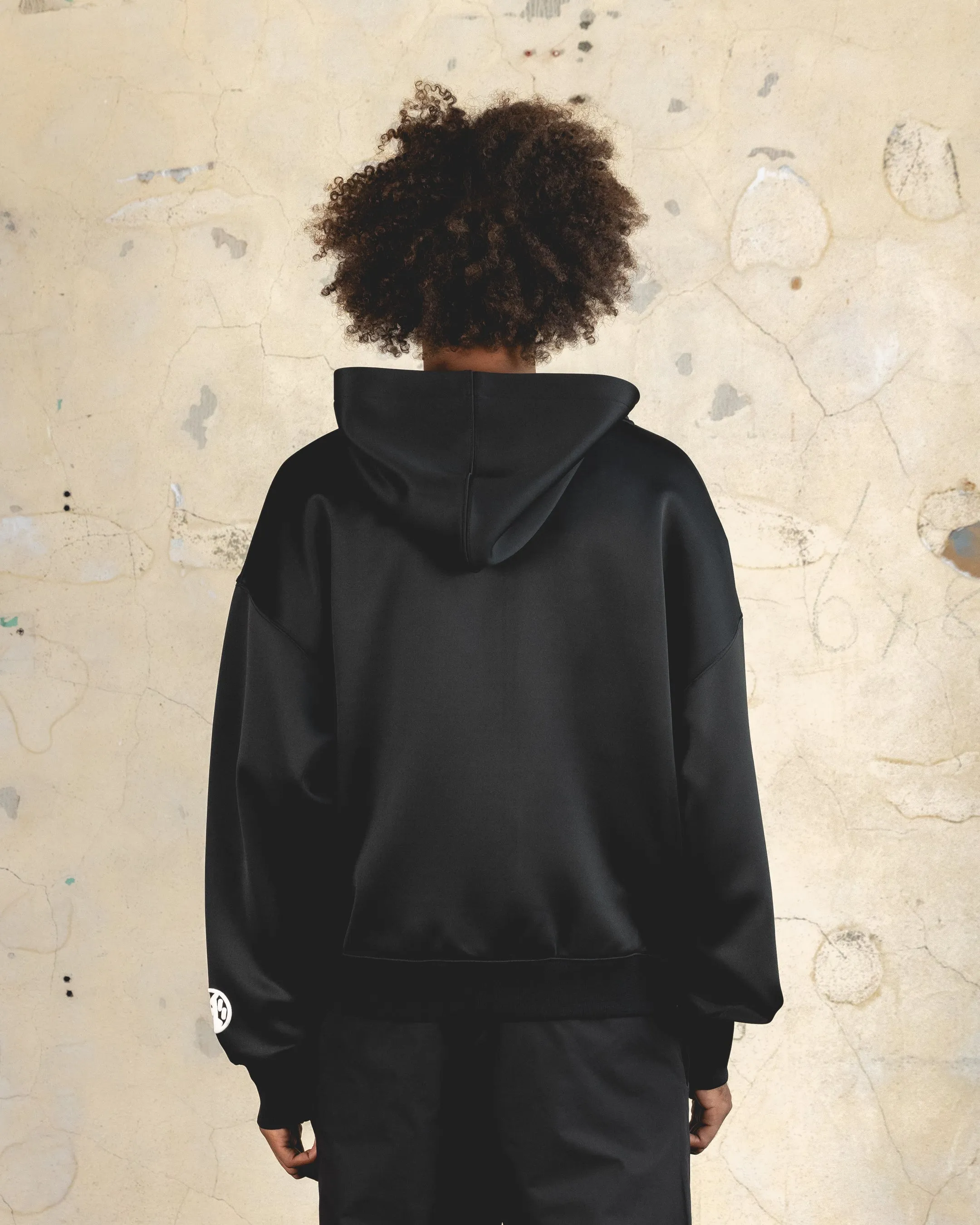 404 Function Zip Hoodie Black