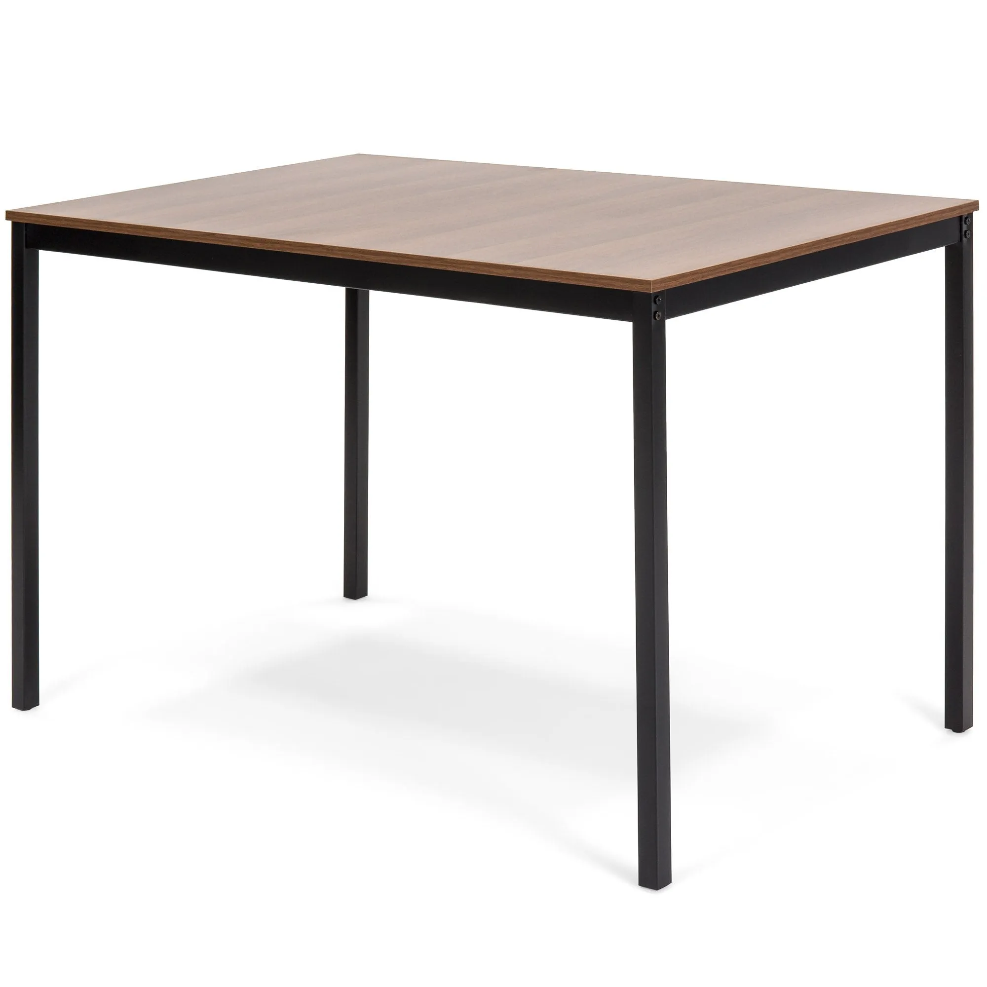 48in Modern Rectangular Dining Table Office Desk - Brown