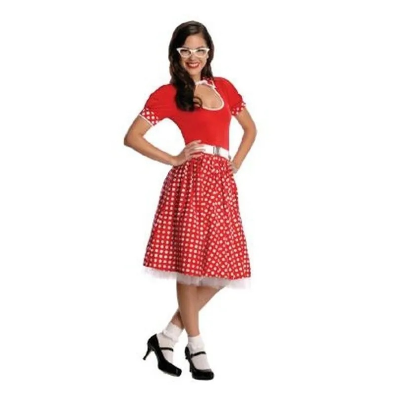 50's Nerd Girl Costume Size Xs