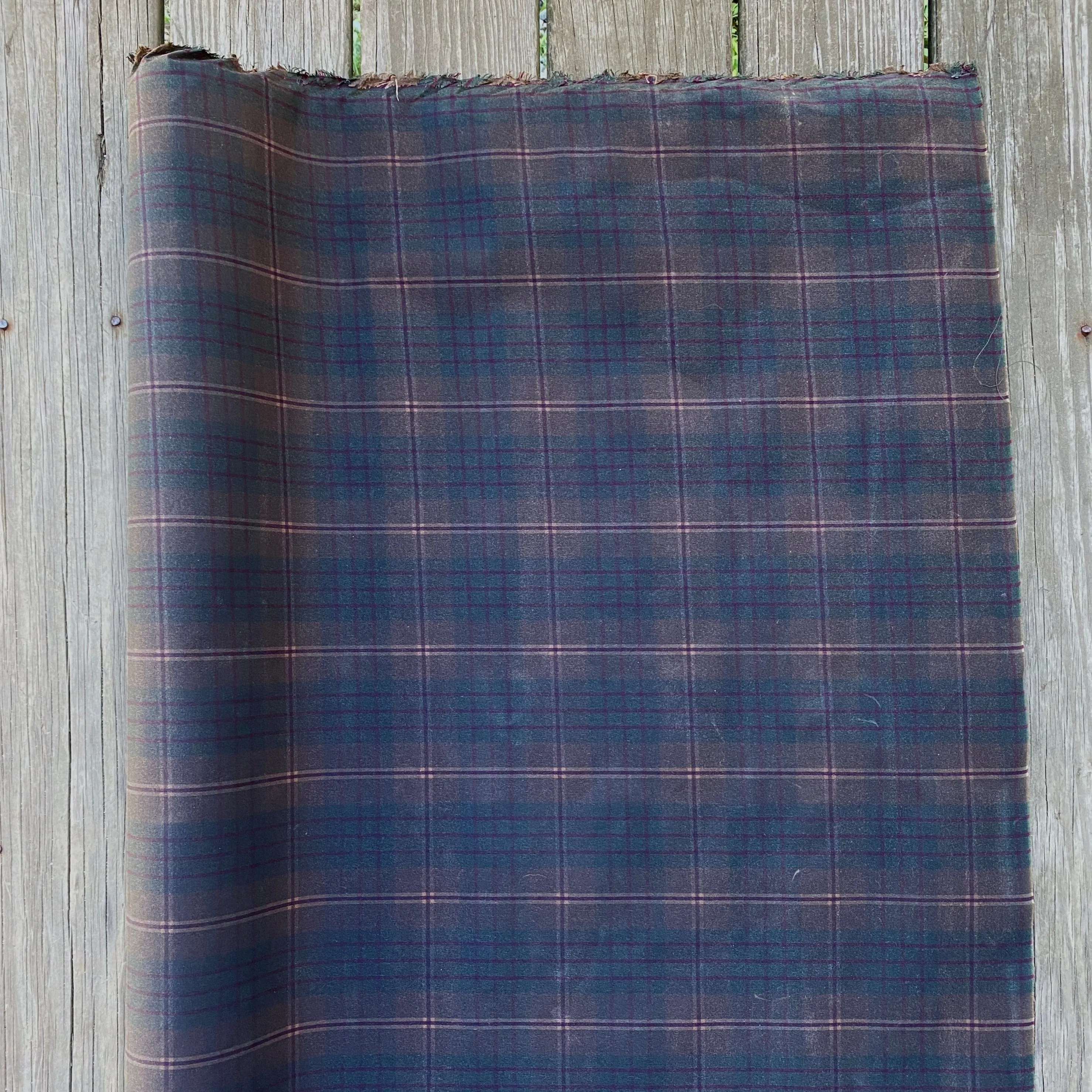 6.25 Ounce Waxed Canvas - Autumn Plaid