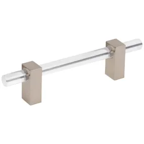 96 mm Center-to-Center Satin Nickel Spencer Cabinet Bar Pull