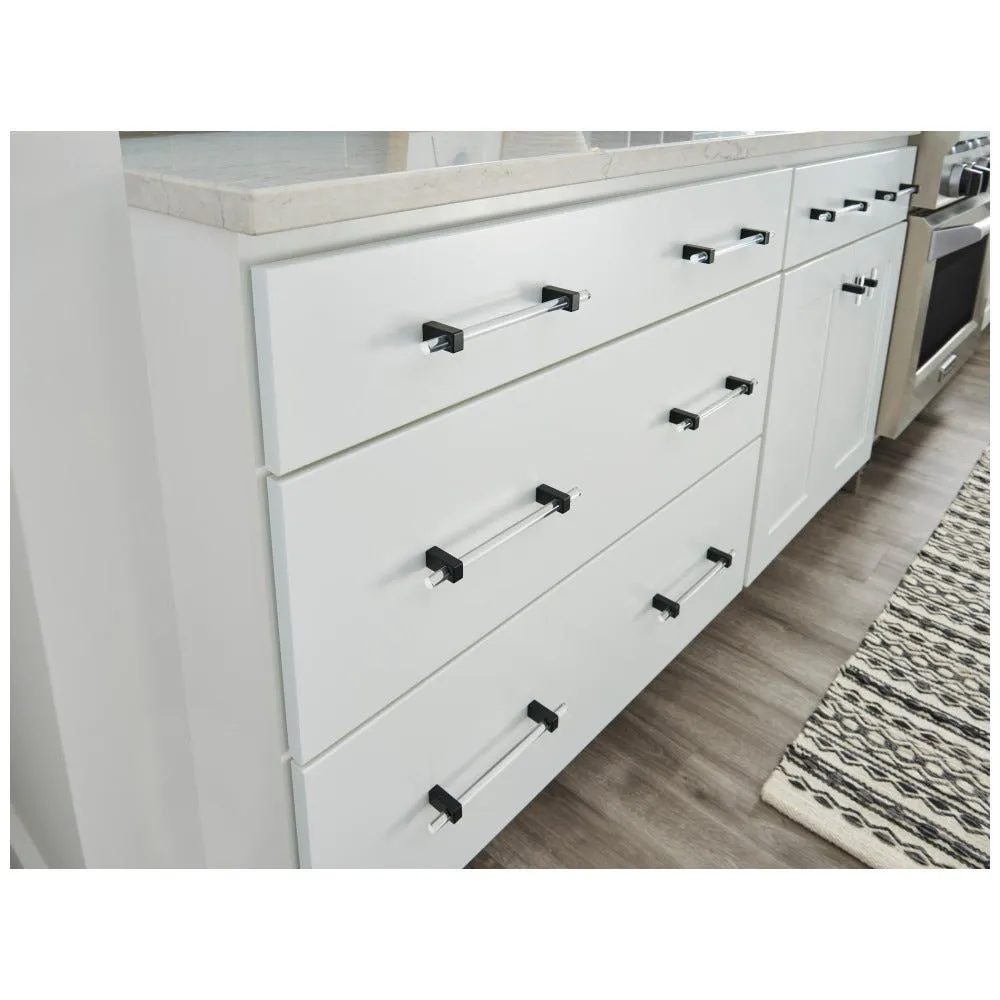 96 mm Center-to-Center Satin Nickel Spencer Cabinet Bar Pull