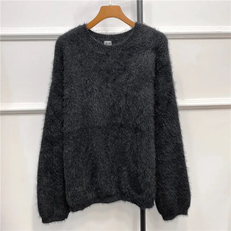 Alpaca-blend Cozy Loose Stylish Warm Comfortable Unique Trendy Casual Sweater