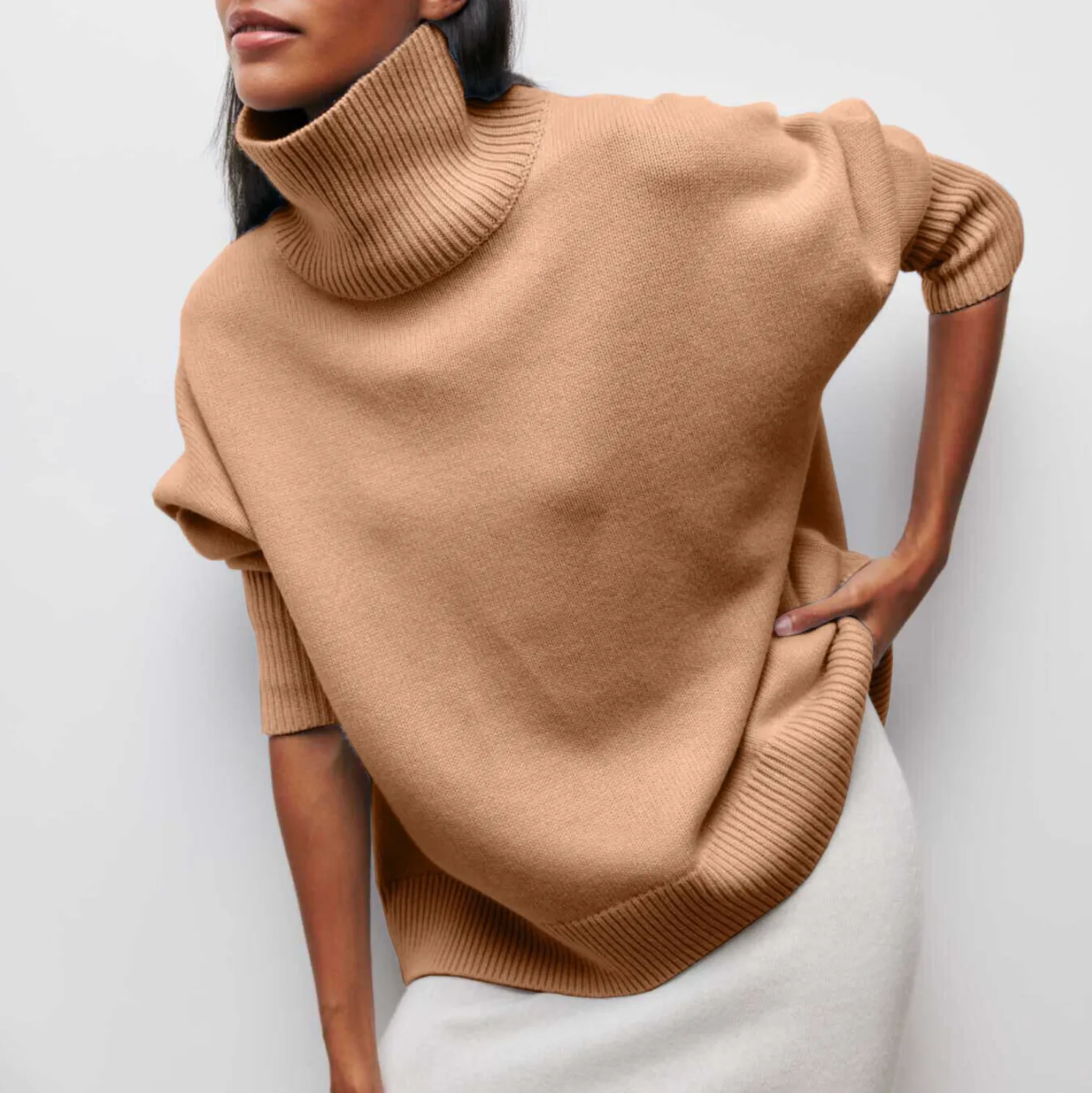 AMELIA™ | Luxe Knit Turtleneck Sweater