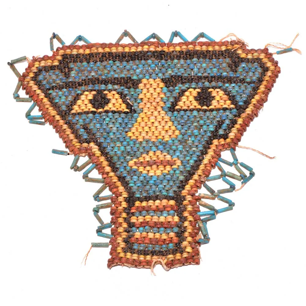 An Egyptian Beadwork Mummy Mask, Late Period, ca. 664 - 332 BCE