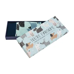 Annabel Trends 'You're Pawsome' Boxed Socks