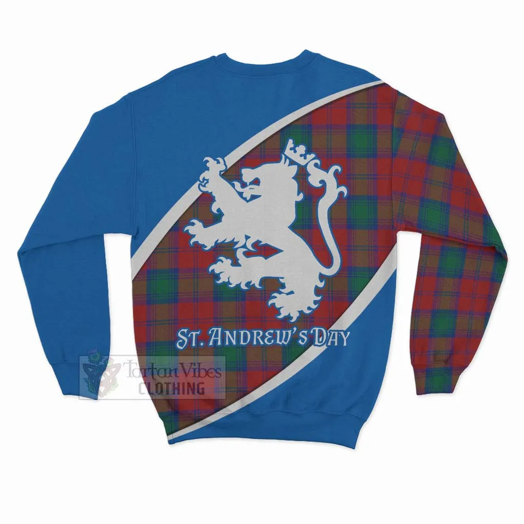 Auchinleck (Affleck) Family Crest Tartan Sweatshirt Celebrate Saint Andrew's Day in Style