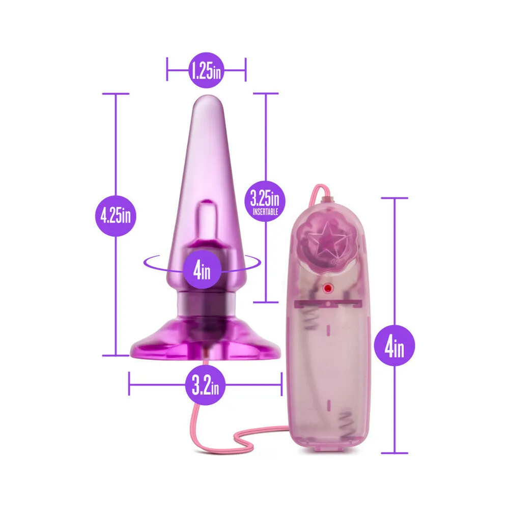 B Yours Basic Anal Pleaser Remote-Controlled Vibrating Anal Plug Pink