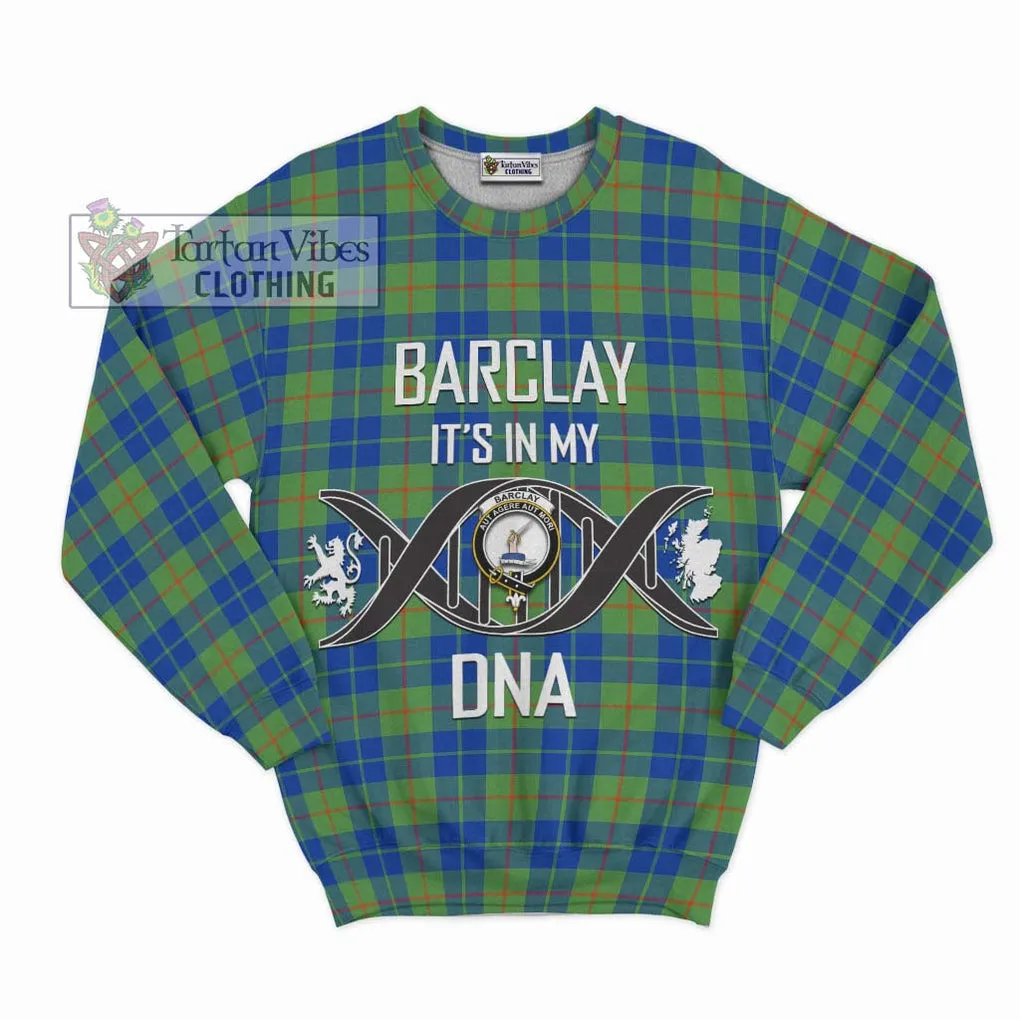 Barclay Hunting Ancient Tartan Sweatshirt with Family Crest DNA In Me Style