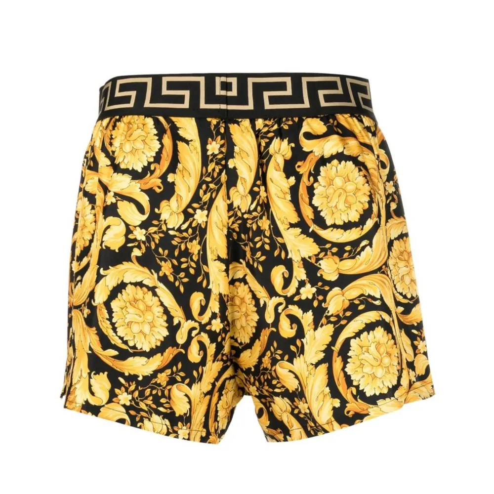 Barocco Silk Pajama Shorts