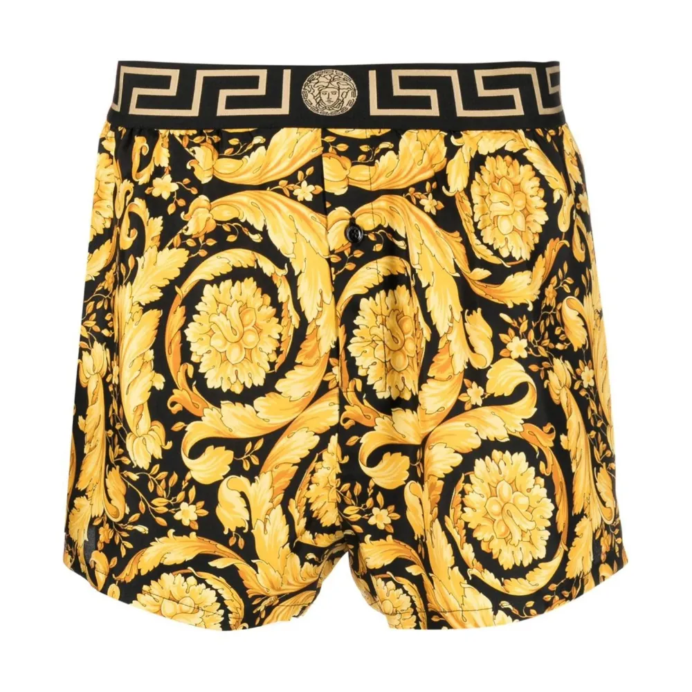 Barocco Silk Pajama Shorts