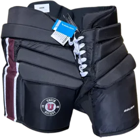 Bauer Pro - NCAA Pro Stock Hockey Goalie Pants (Black/Maroon)