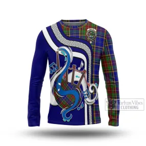 Beattie Tartan Long Sleeve T-Shirt with Epic Bagpipe Style