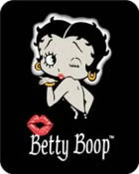 Betty Boop Officially Licensed Sherpa Mink Kiss Throw RETIRED