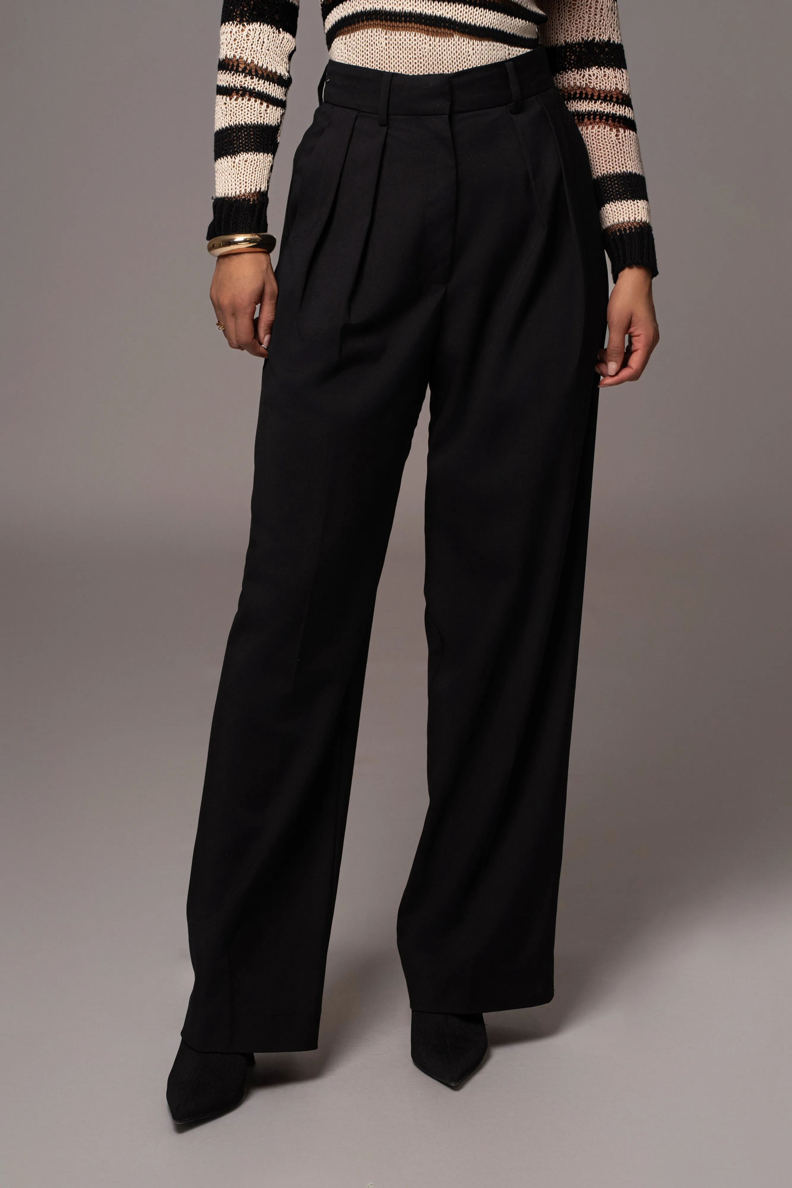 Black Power Hour High Waist Trousers