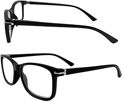 Blue-Light-Blocking-Reading-Glasses-Black-0-75-Magnification-Computer-Glasses