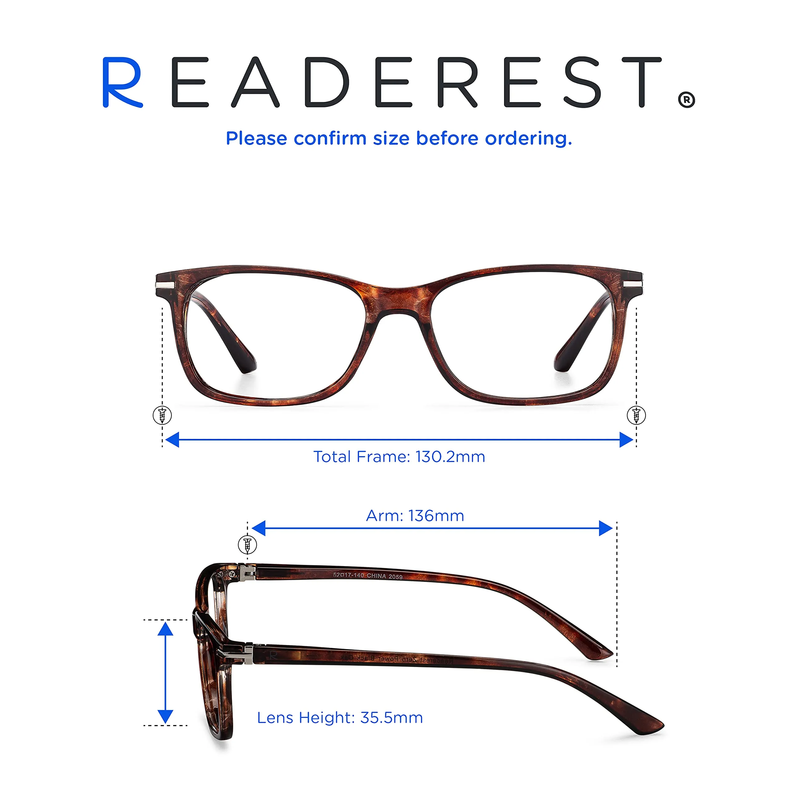 Blue-Light-Blocking-Reading-Glasses-Bourbon-Tortoise-0-50-Magnification-Computer-Glasses