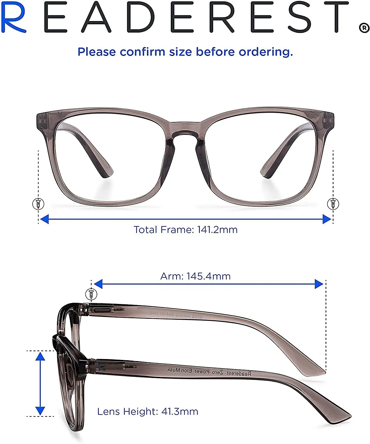 Blue-Light-Blocking-Reading-Glasses-Charcoal-1-50-Magnification-Computer-Glasses