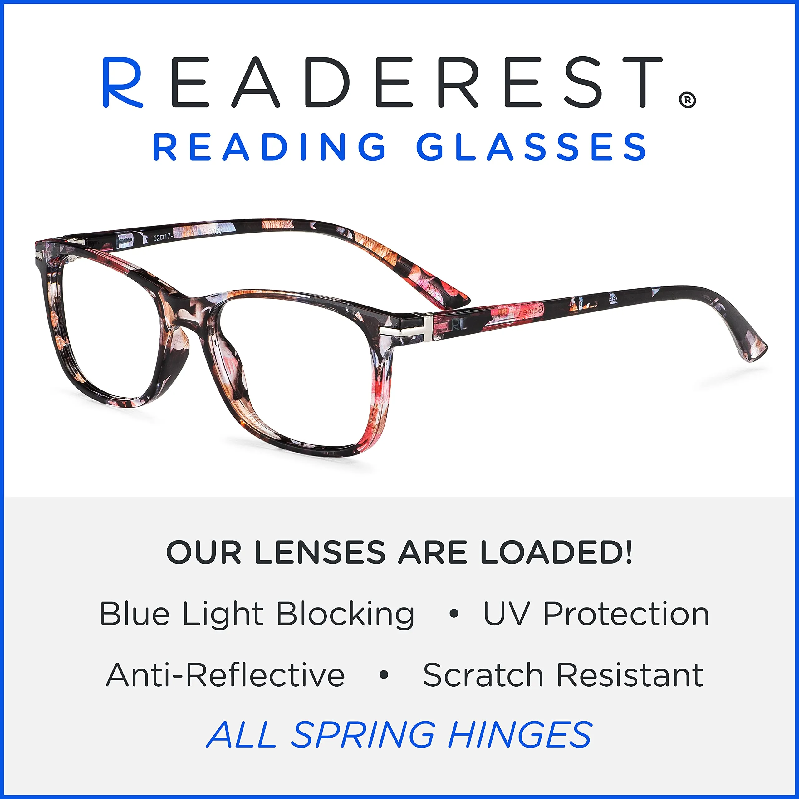 Blue-Light-Blocking-Reading-Glasses-Floral-3-00-Magnification-Computer-Glasses