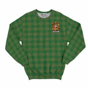 Broder Irish Clan Tartan Sweatshirt with Coat of Arms