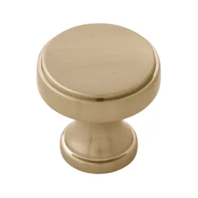 Brownstone Collection Knob 1-1/4 Inch Diameter Champagne Bronze Finish