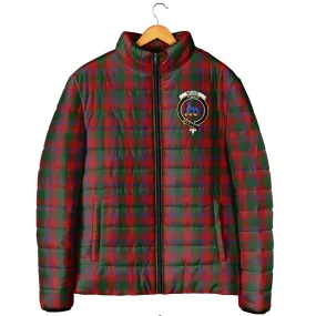 Bruce Old Tartan Padded Jacket with Family Crest