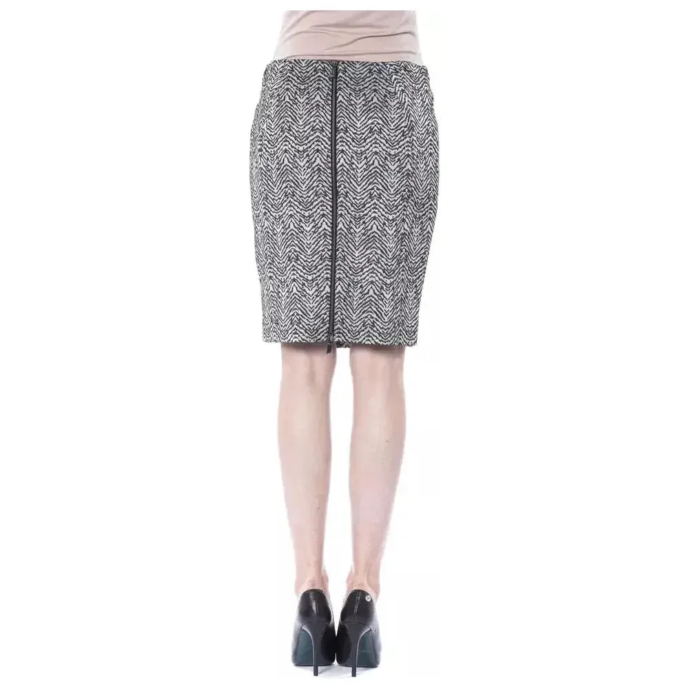 BYBLOS Black Wool Women Skirt