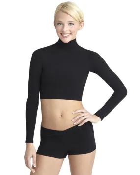 Capezio Team Basic Turtleneck Long Sleeve Crop Top - TB107C Girls