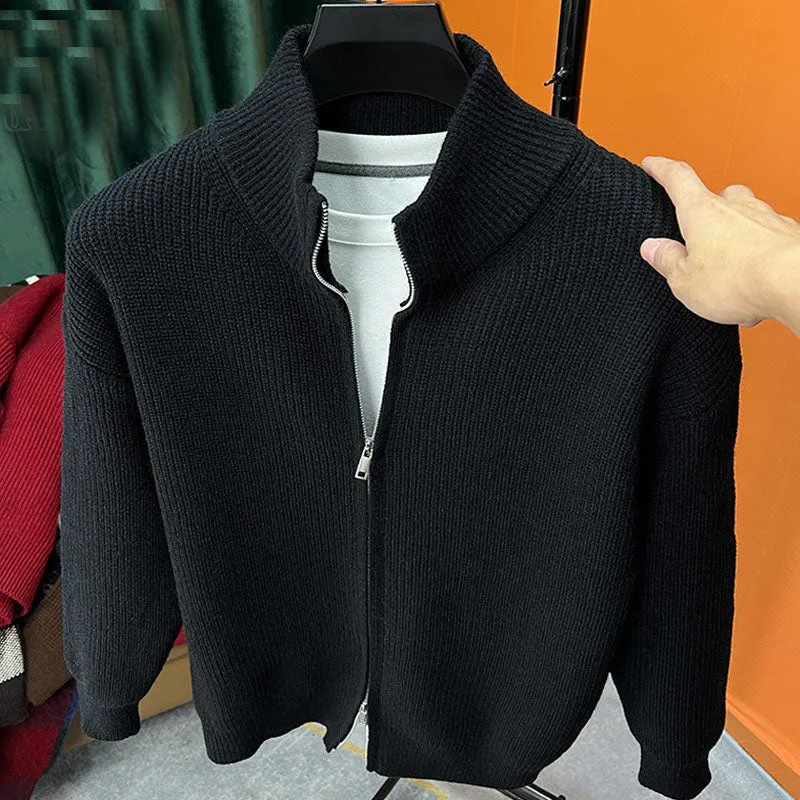 Cardigan Zippé Coréen Homme