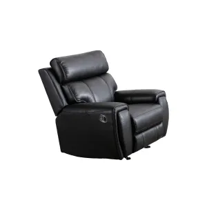 Carnegie Black Rocker Recliner