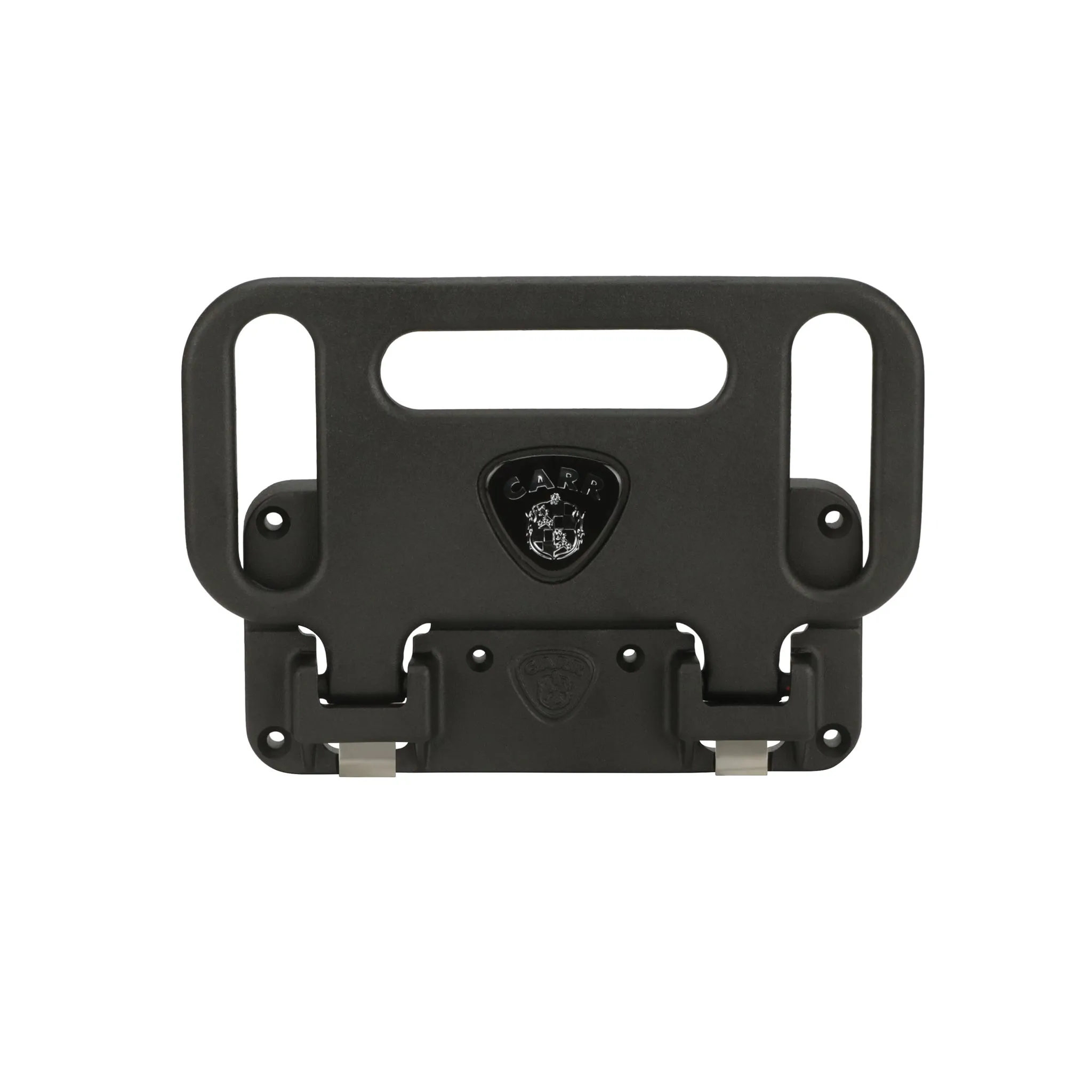 Carr HD MEGA STEP 2 or 2-1/2 in Receiver Fold-Away Hitch Step - 2 or 2-1/2 in Receiver - Black Powder Coat 193011