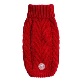 Chalet Dog Sweater - Red