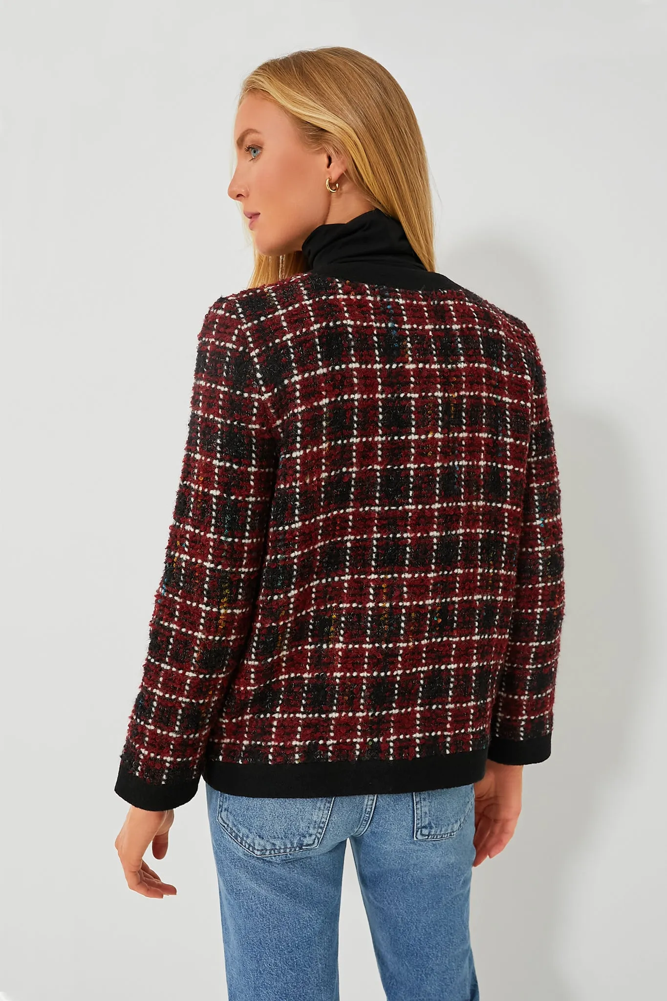 Cherry Plaid Lydia Jacket