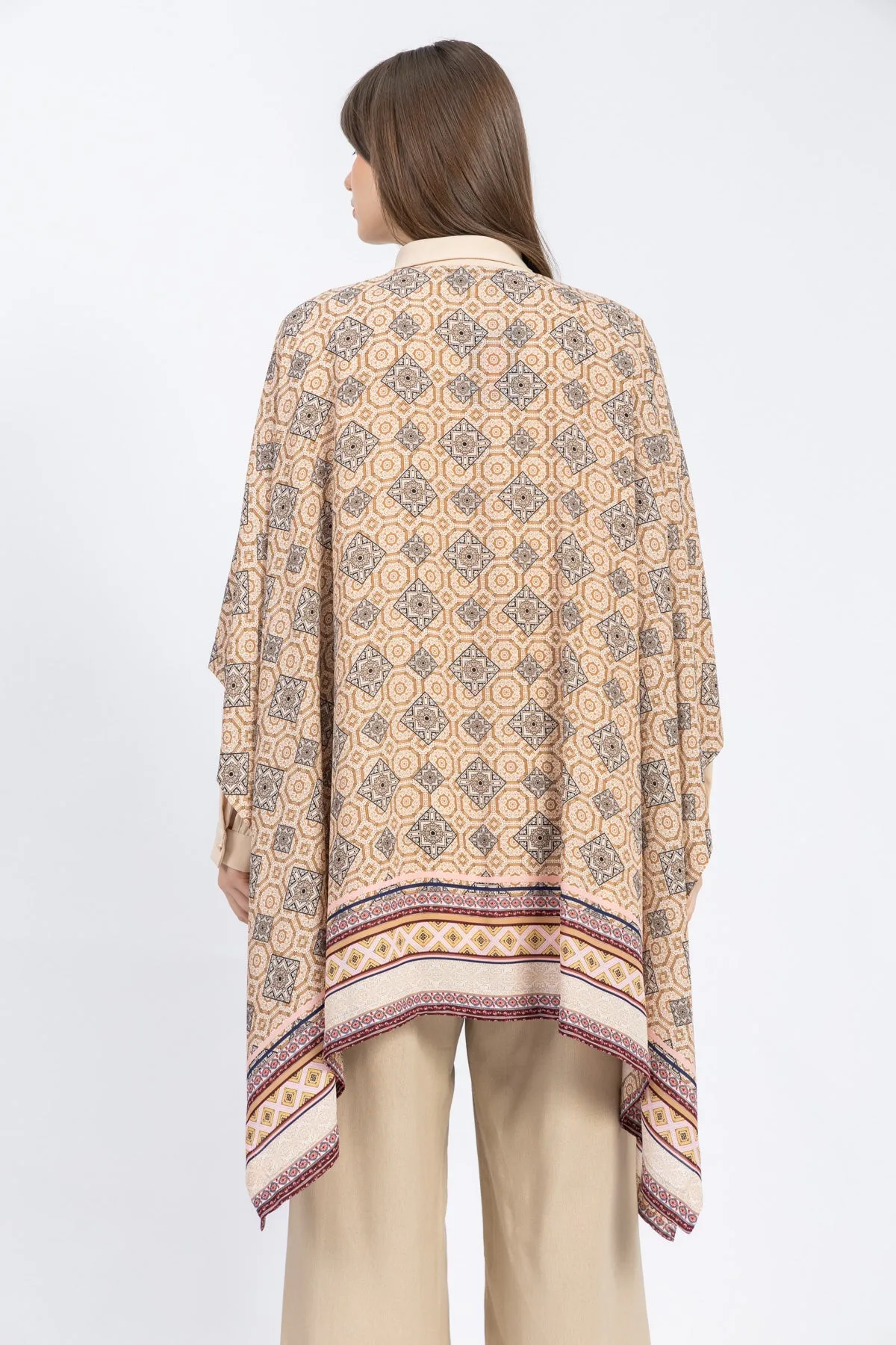 chiffon poncho