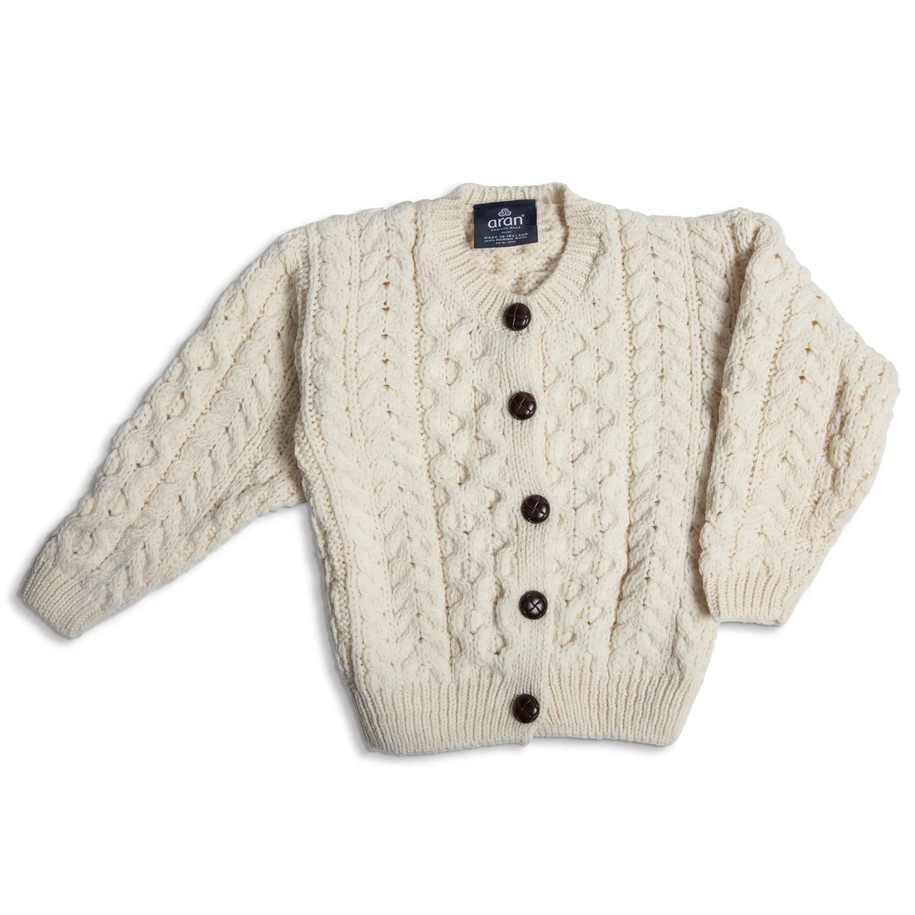 Child's Aran Knit Cardigan