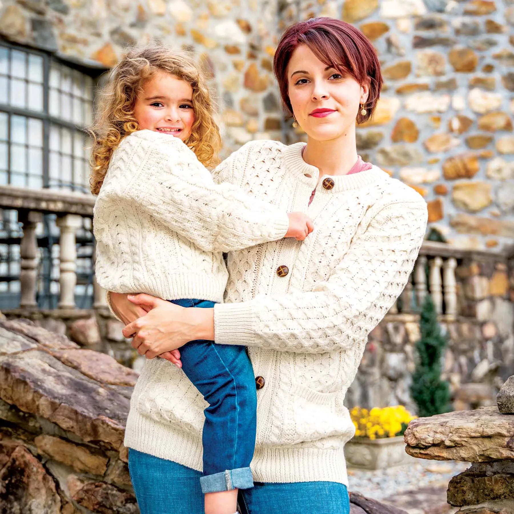 Child's Aran Knit Cardigan