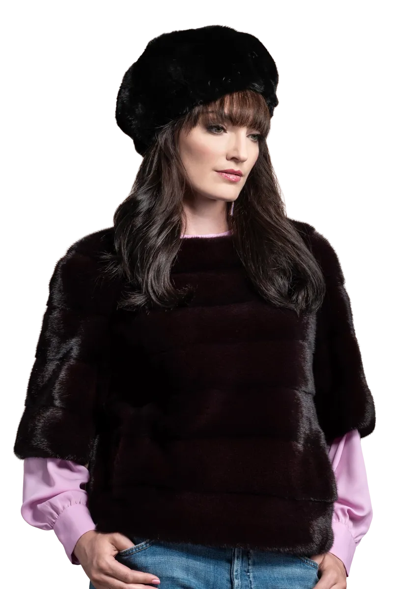 Chinchilla Fur Beret