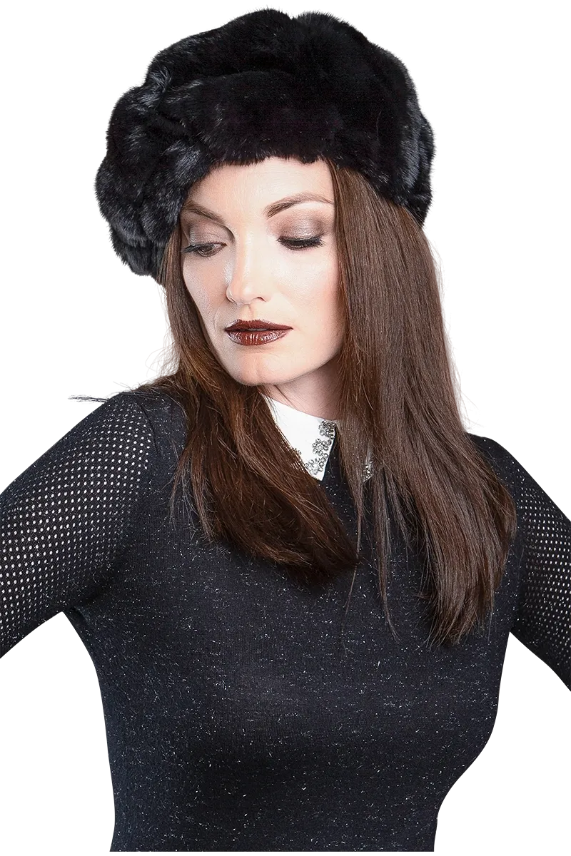 Chinchilla Fur Beret