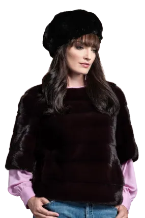 Chinchilla Fur Beret