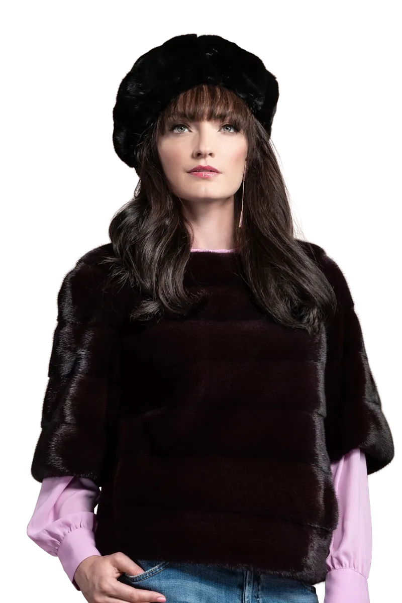 Chinchilla Fur Beret