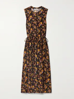 Clea floral-print stretch-jersey midi dress