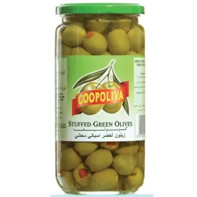 COOPOLIVA SLICED GREEN OLIVES 230G