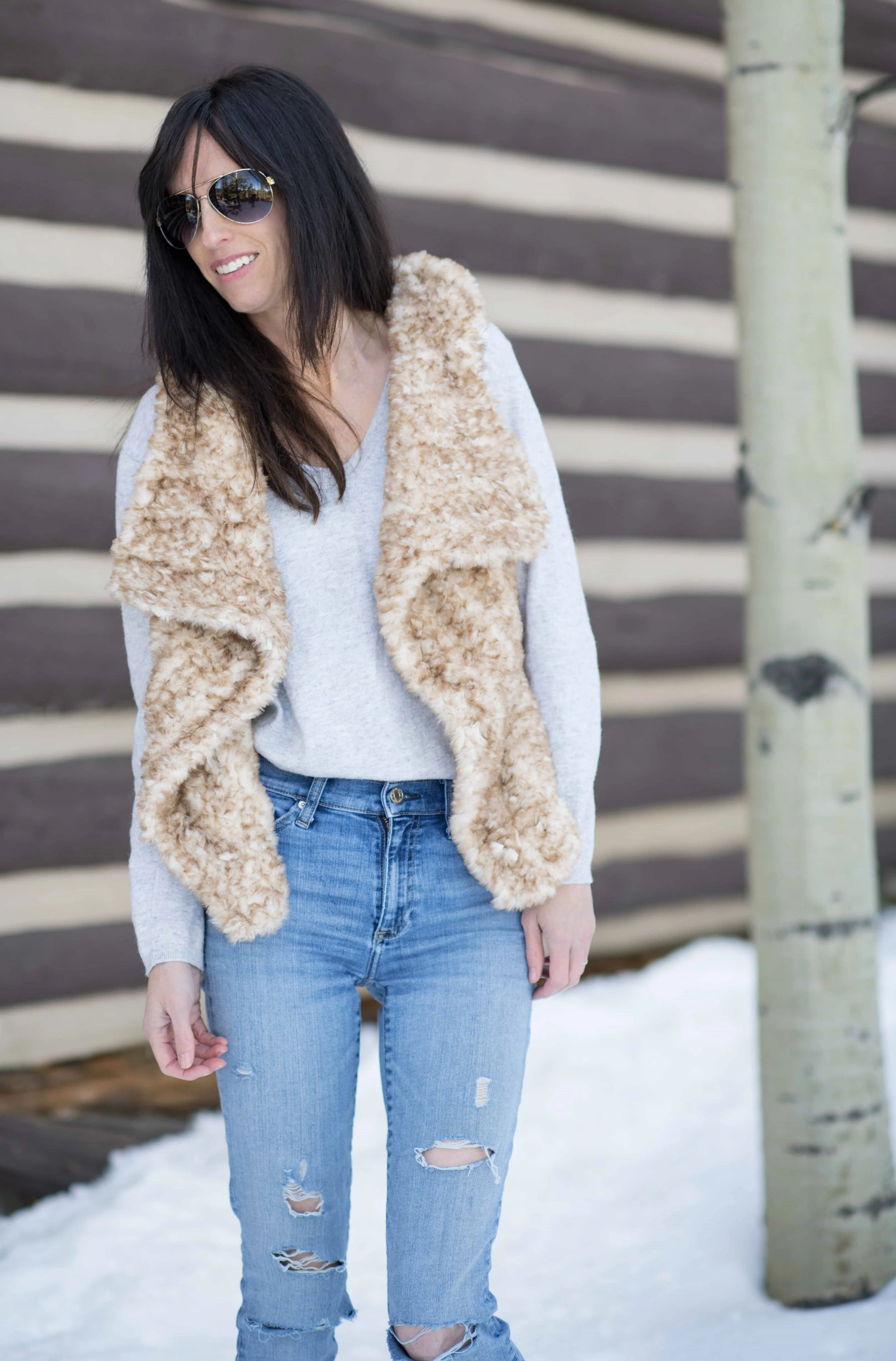 Crochet Kit - Faux Fur Vest