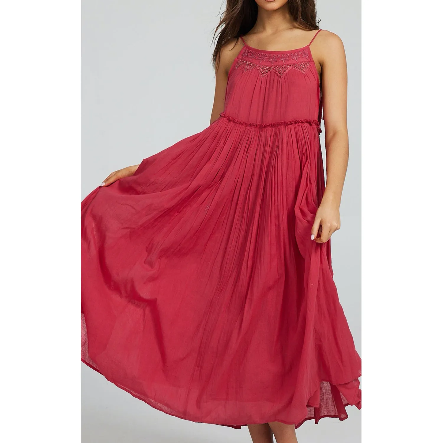 Dress Raja - Garnet Rose