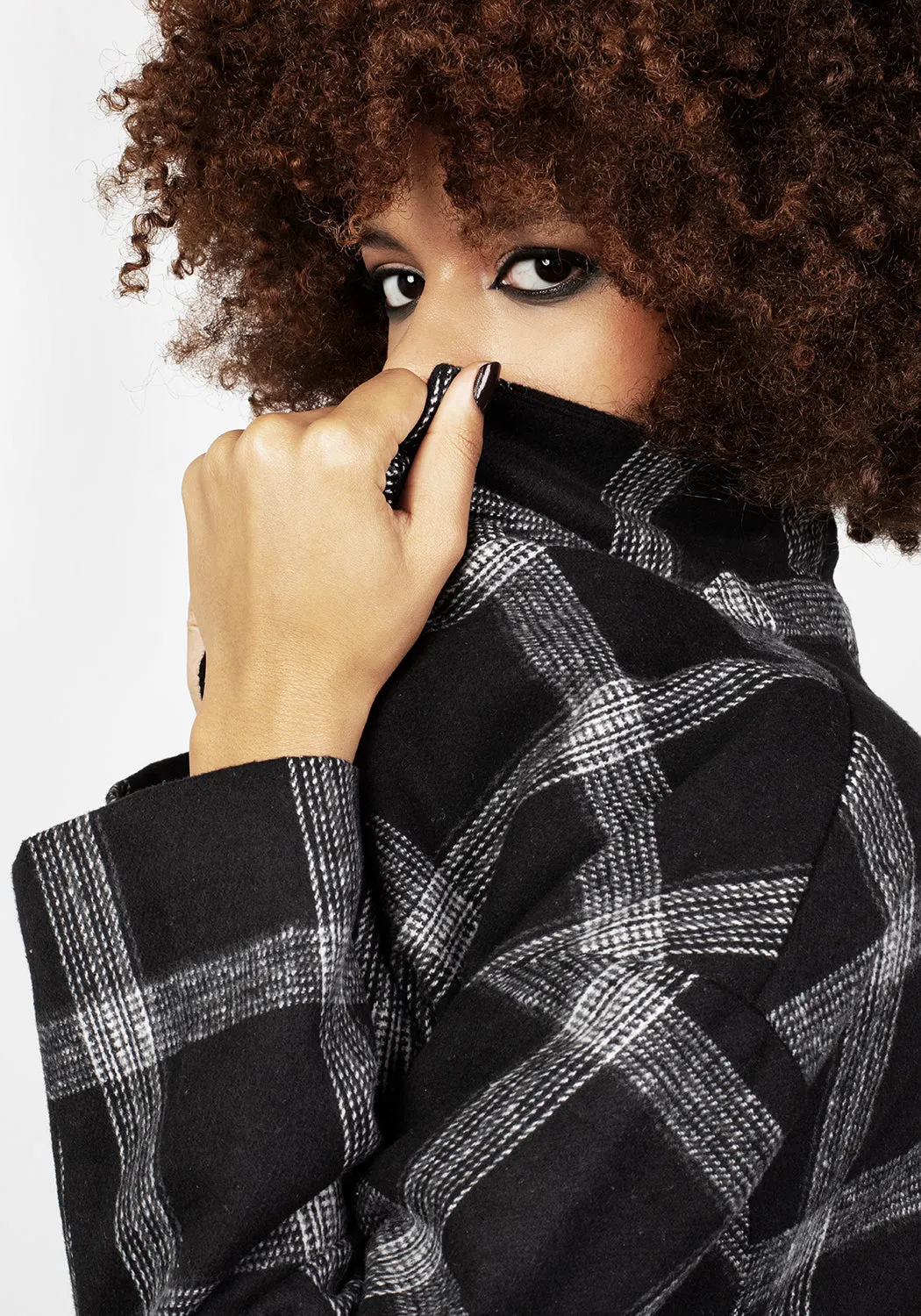 Effy Plaid Duster Coat